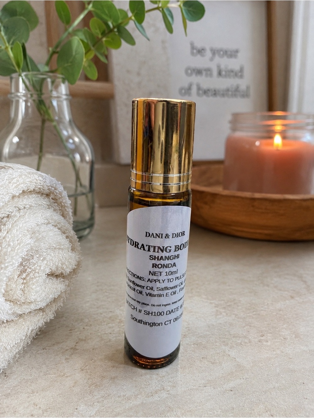 Shangri Ronda | 10 mL DANI & DIOR HYDRATING BODY OIL ROLLER